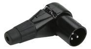 Conector Plug Xlr Canon Em L 90 G Montavel Macho Preto Mxt