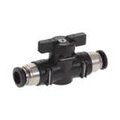Conector Pneumático Preto De Junta Rápida, Válvula Manual De 4mm-12mm, Interruptor De Esfera, Conector Pneumático Preto De Junta Rápida, Válvula Manual De 4mm-12mm, Interruptor De Esfera,