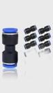 Conector Pneumático Reta PU 6mm Engate Rápido 10 Peças