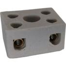 Conector Porcelana Asantos 2 Polos 16Mm 2209 Conector Porcelana Asantos 2 Polos 16Mm 2209
