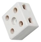 Conector Porcelana Bipolar 16mm 30A 600V Para Chuveiro Elétrico