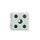 Conector Porcelana Bipolar 16mm - Foxlux Conector Porcelana Bipolar 16mm - Foxlux