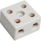 Conector Porcelana Brasfort 2 Polos 16Mm 8766 - Kit C/50