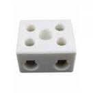 Conector Porcelana Brasfort 2 Polos - 16Mm Fixar - 8766 - Kit C/10 Pecas