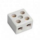 Conector Porcelana Foxlux 2 Polos 16Mm . / Kit C/ 10 Peças Conector Porcelana Foxlux 2 Polos 16Mm . / Kit C/ 10 Peças