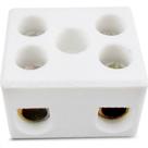 Conector Porcelana Interneed 2 Polos 06Mm 66071 - Kit C/10 Conector Porcelana Interneed 2 Polos 06Mm 66071 - Kit C/10