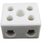 Conector Porcelana Interneed 2 Polos 16Mm 66118 - Kit C/10