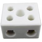 Conector Porcelana Interneed 2 Polos 16Mm 66118 - Kit C/10