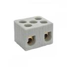 Conector Porcelana Interneed 2 Polos 6Mm - 66071 . / Kit C/ 10 Peças