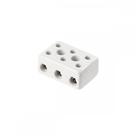 Conector Porcelana Sindal 16Mm 3 Bornes 000.3503.Pr.B - Kit C/12 Conector Porcelana Sindal 16Mm 3 Bornes 000.3503.Pr.B - Kit C/12