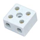 Conector Porcelana Tripolar Foxlux 10mm Alta Temperatura Chuveiro Elétrico Kit 2 unidades Conector Porcelana Tripolar Foxlux 10mm Alta Temperatura Chuveiro Elétrico Kit 2 unidades