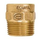Conector Possa Macho de Cobre Sem Anel 28mm - Eluma - 000000000010000541 - Unitário Conector Possa Macho de Cobre Sem Anel 28mm - Eluma - 000000000010000541 - Unitário