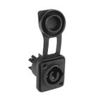 Conector Powercon Fêmea Painel Quadrado In 3 Vias Á Prova D'água Preto SK-SP492 SKYPIX