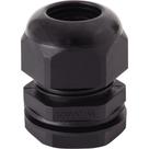 Conector prensa-cabo 1.1/4 polegada Tramontina em termoplástico preto com bucha