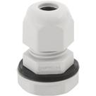 Conector prensa-cabo 1/4 polegada Tramontina em termoplástico cinza com bucha
