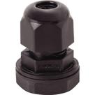 Conector Prensa-cabo 1/4 Polegada Tramontina Em Termoplástico Preto Com Bucha Tramontina