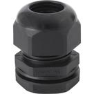 Conector prensa-cabo 1 polegada Tramontina em termoplástico preto com bucha