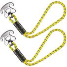 Conector rápido de corda de reboque para barco SELEWARE 46 cm amarelo inoxidável