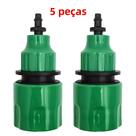 Conector Rápido De Plástico Para Tubo De Água (5 Peças) Para Sistema De Irrigação Por Gotejamento De