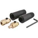 Conector Rápido Macho e Fêmea, 13 mm, Para Cabo de Solda, Vonder
