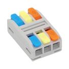 Conector Rápido Mini 1Pin 2Pin 3Pin, Conexão Direta, Terminal De Múltiplas Entradas E Saídas