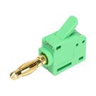 Conector Rápido Mini Banhado a Ouro 24A Plugue Banana Sem Solda 0.5-2.5mm² Inserção Direta