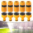 Conector Rápido Para Mangueira De Jardim De 3/4 E 1/2 Polegada, 10 Peças, Adaptador Rosqueado Para
