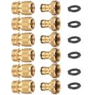 Conector rápido para mangueira de jardim FINEST+ em latão 3/4 polegada Conector rápido para mangueira de jardim FINEST+ em latão 3/4 polegada
