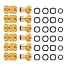 Conector rápido para mangueira de jardim FRQNTKPA 3/4 polegadas GHT (pacote com 6)