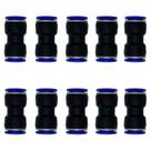 Conector rápido pneumático: pressione para conectar 16 mm de diâmetro externo (pacote com 10)