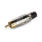 Conector RCA Linha Gold - Prata - Cirilo Cabos Conector RCA Linha Gold - Prata - Cirilo Cabos