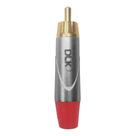 Conector RCA Macho Bucha Vermelha DLK RCA-002 - DATALINK