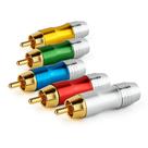 Conector RCA - Macho - Várias Cores 4 mm Verde