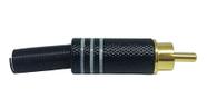 Conector RCA Metal Black BC Tiaflex - Pacote 01 peça