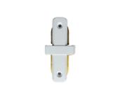 Conector Reto Branco para trilho eletrificado Conector Reto Branco para trilho eletrificado