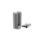 Conector Reto Para O Perfil Link Com Parafuso Preto Rometal