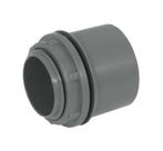 Conector Reto Pvc Macho 1/2'' Com Rosca Cinza