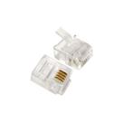 Conector RJ 11TEL Mister cartela com 10 100603