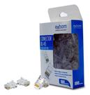 Conector Rj45 100 Un. Redes Domésticas Industriais