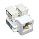 Conector RJ45 Fêmea keystone Categoria 5e - Pacote com 10 peças