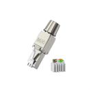Conector Rj45 Macho Cat 6A Montavel Industrial Metal Blindado 10.000 Mbps - Zoerax