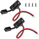 Conector SAE ELECTOP Cabo retangular à prova de intempéries de 33,5 cm 12AWG