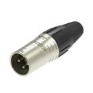 Conector seetronic xlr macho linha scsm3