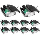 Conector sem solda ANMBEST DB15 16 mm fêmea 10 PCS