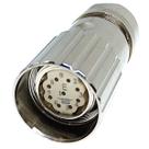 Conector Servo Encoder Sinal M23 9 Pinos Fêmea Ip67 Conector Servo Encoder Sinal M23 9 Pinos Fêmea Ip67