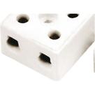 Conector Sindal Porcelana 10Mm Trifasico 3603 - Kit C/12 Unidades Conector Sindal Porcelana 10Mm Trifasico 3603 - Kit C/12 Unidades