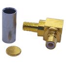 Conector smb m angular0,4x2,5crimp - 10pçs