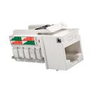 Conector Sohoplus Cat5e Rj45 Fêmea Branco Conector Sohoplus Cat5e Rj45 Fêmea Branco