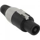 Conector Speakon De Linha Macho 4 Pólos Pgsp0004...