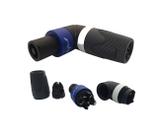 Conector Speakon Macho 4 Polos 90º Tiaflex